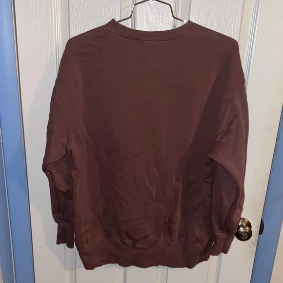 Nike Womens Chocolate Crewneck Sweater - Picture 2 of 3